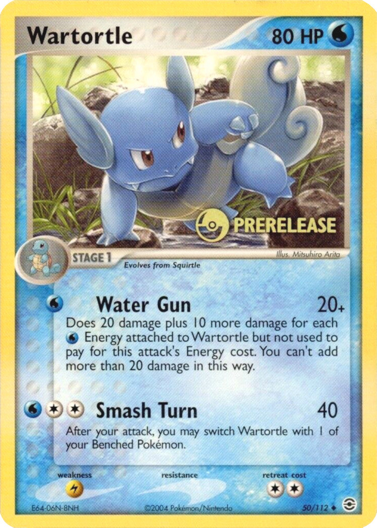 Wartortle (50/112) (Prerelease) [EX: FireRed & LeafGreen] | Good Games Adelaide SA