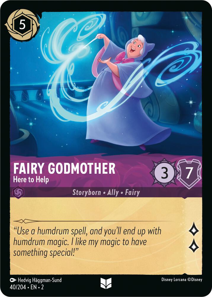 Fairy Godmother Here to Help 40/204 (Rise of the Floodborn)  | Good Games Adelaide SA
