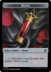 Blood // Vampire (0004) Double-Sided Token [The Lost Caverns of Ixalan Commander Tokens] | Good Games Adelaide SA