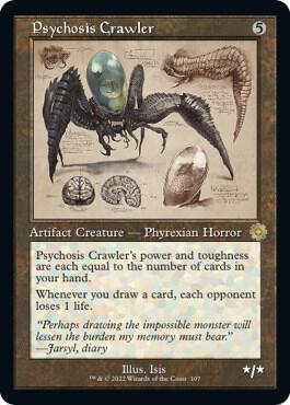 Psychosis Crawler Schematic 107 (The Brothers' War: Retro Frame Artifacts)  - Foil | Good Games Adelaide SA