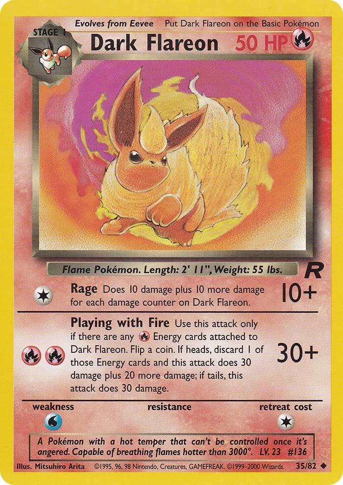 Dark Flareon (35/82) [Team Rocket Unlimited] | Good Games Adelaide SA