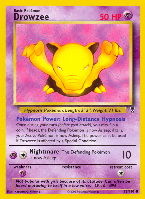 Drowzee (73/110) [Legendary Collection] | Good Games Adelaide SA