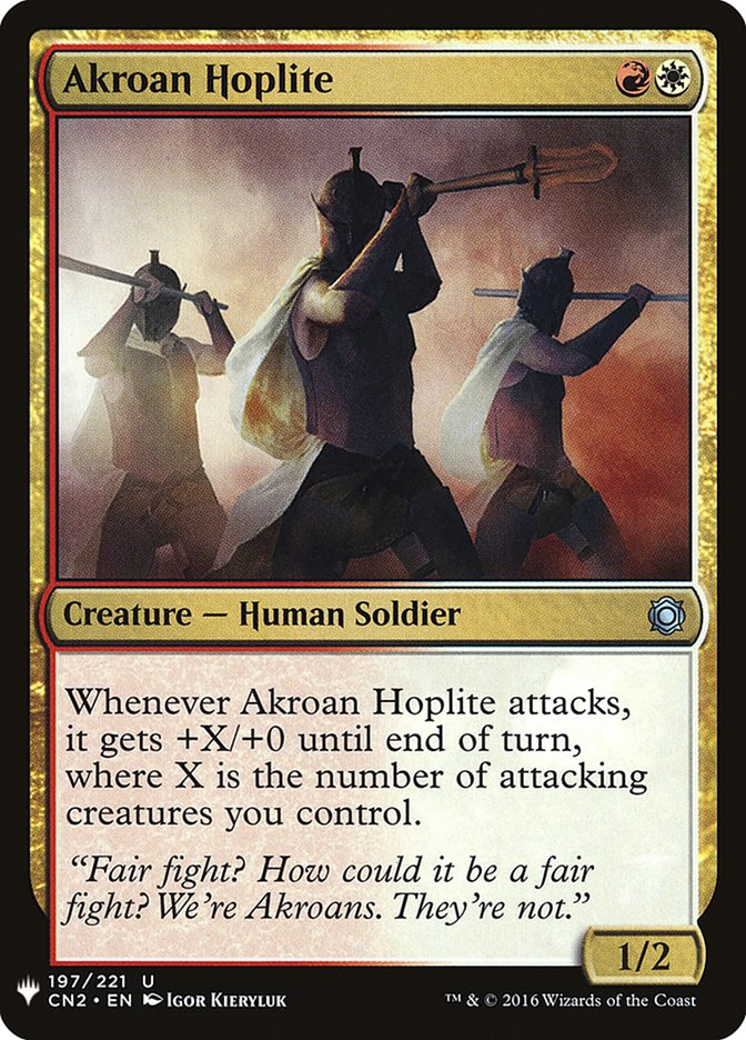 Akroan Hoplite [Mystery Booster] | Good Games Adelaide SA
