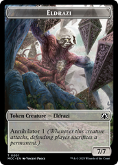 Goblin // Eldrazi Double-Sided Token [March of the Machine Commander Tokens] | Good Games Adelaide SA