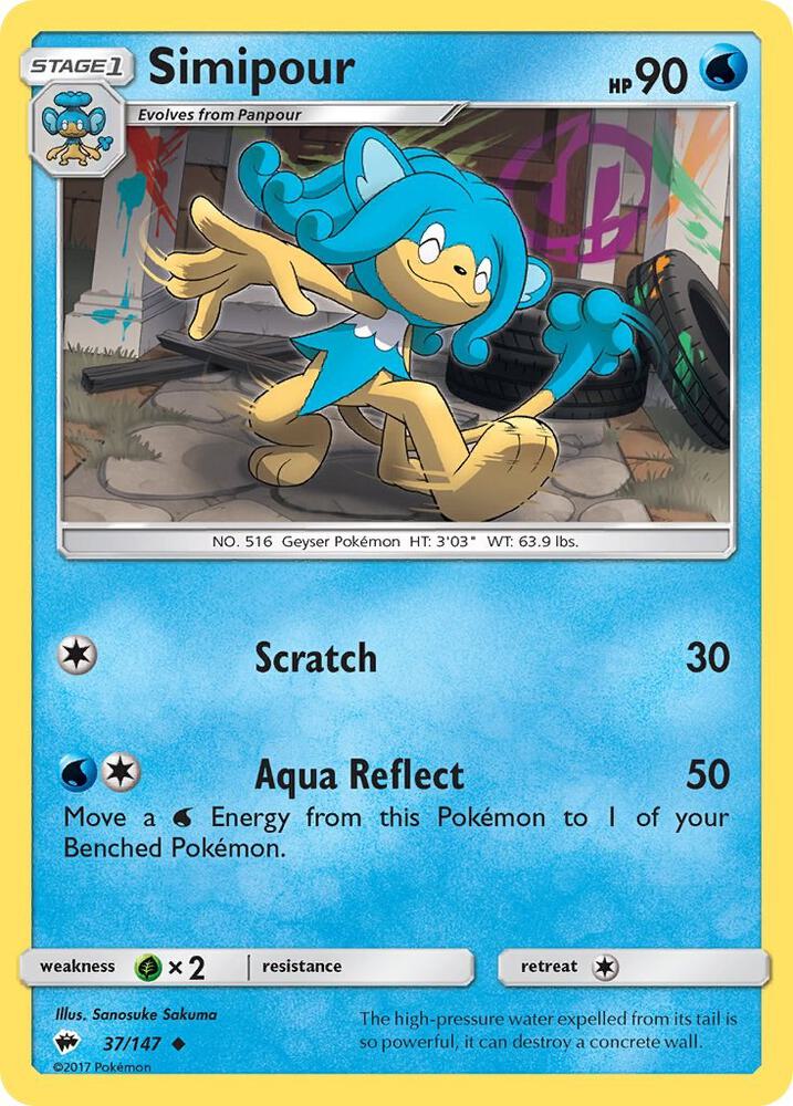 Simipour 37/147 (SM - Burning Shadows)  | Good Games Adelaide SA