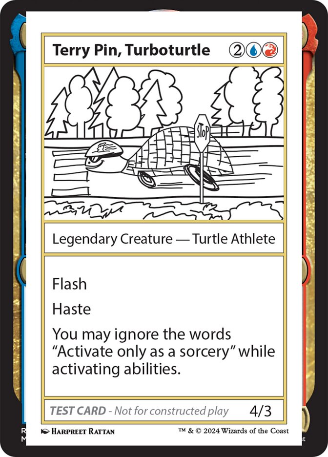 Terry Pin, Turboturtle  (Mystery Booster 2 Playtest Cards)  | Good Games Adelaide SA