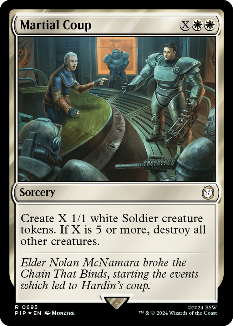 Martial Coup (Surge Foil) [Fallout] | Good Games Adelaide SA