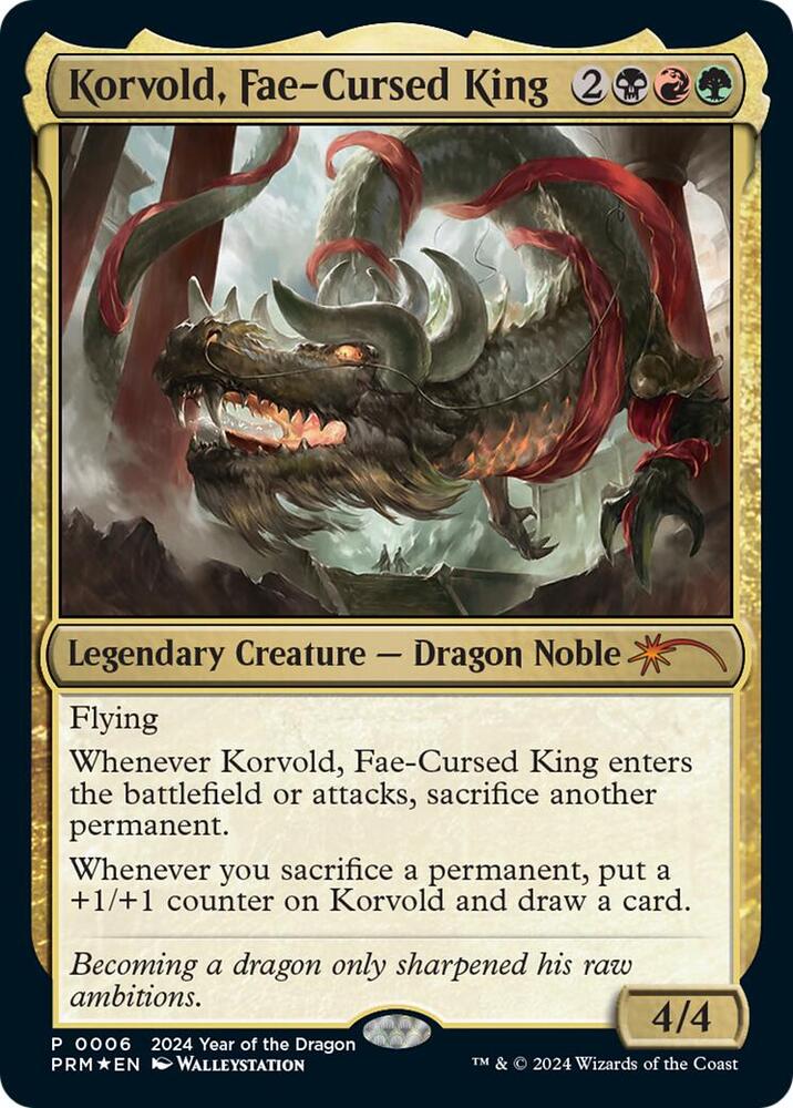 Korvold, Fae-Cursed King 6 (Standard Showdown Promos)  - Foil | Good Games Adelaide SA