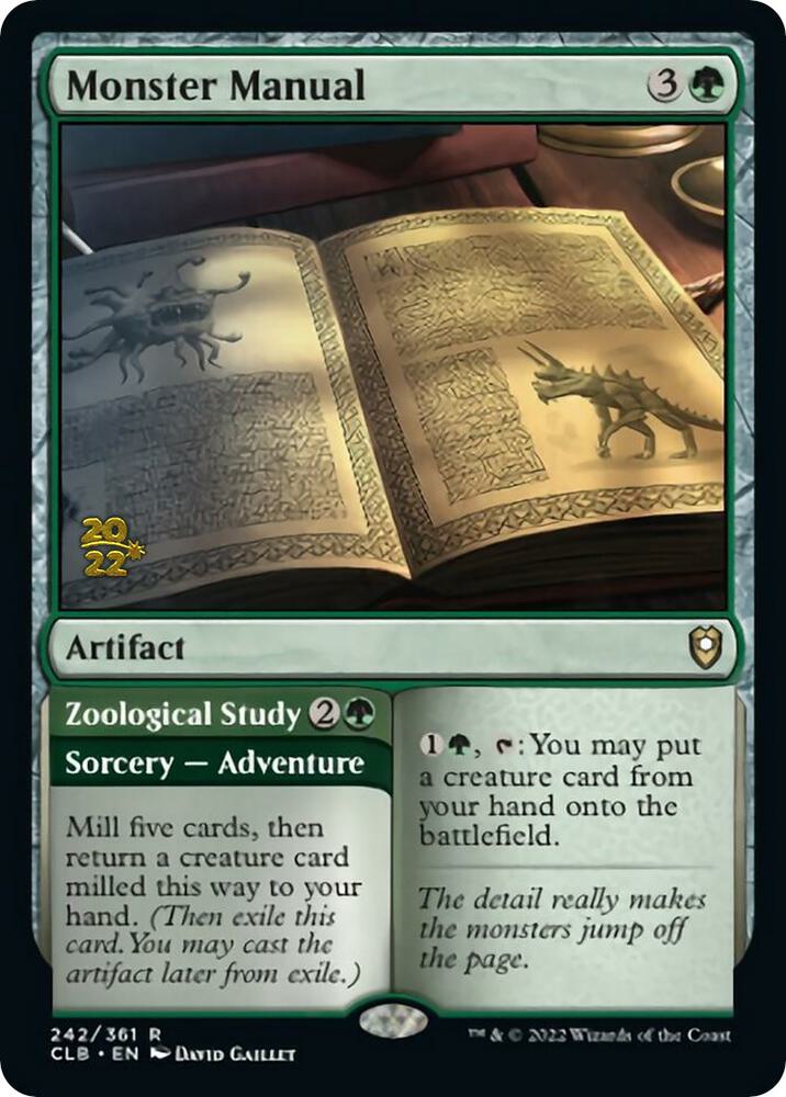 Monster Manual 242 (Prerelease Cards)  - Foil | Good Games Adelaide SA