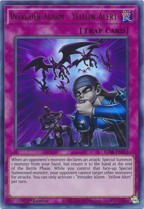 Intruder Alarm - Yellow Alert [BLAR-EN003] Ultra Rare | Good Games Adelaide SA