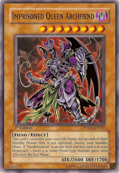 Imprisoned Queen Archfiend [PTDN-EN032] Common | Good Games Adelaide SA