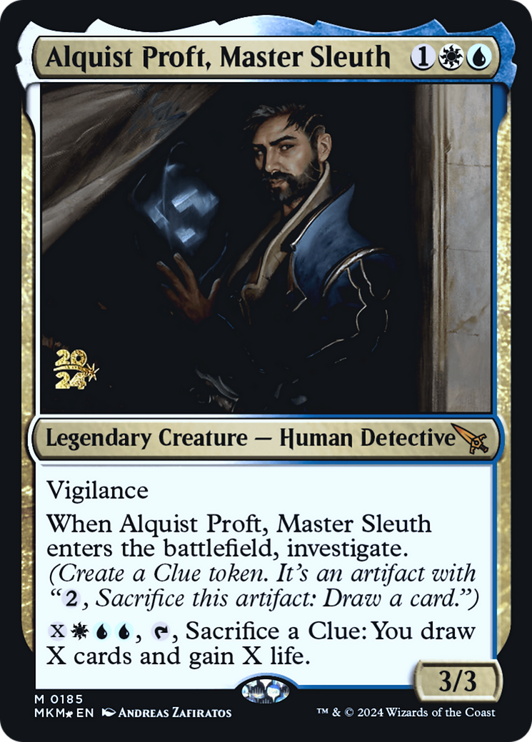 Alquist Proft, Master Sleuth [Murders at Karlov Manor Prerelease Promos] | Good Games Adelaide SA