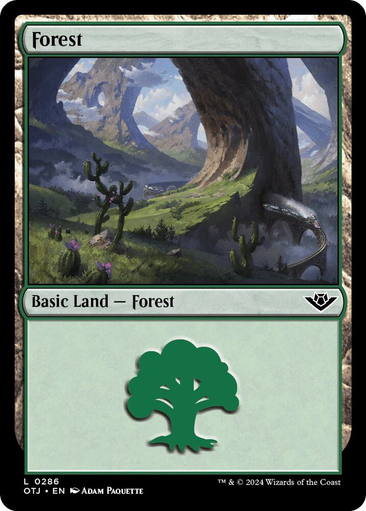 Forest 286 (Outlaws of Thunder Junction)  | Good Games Adelaide SA