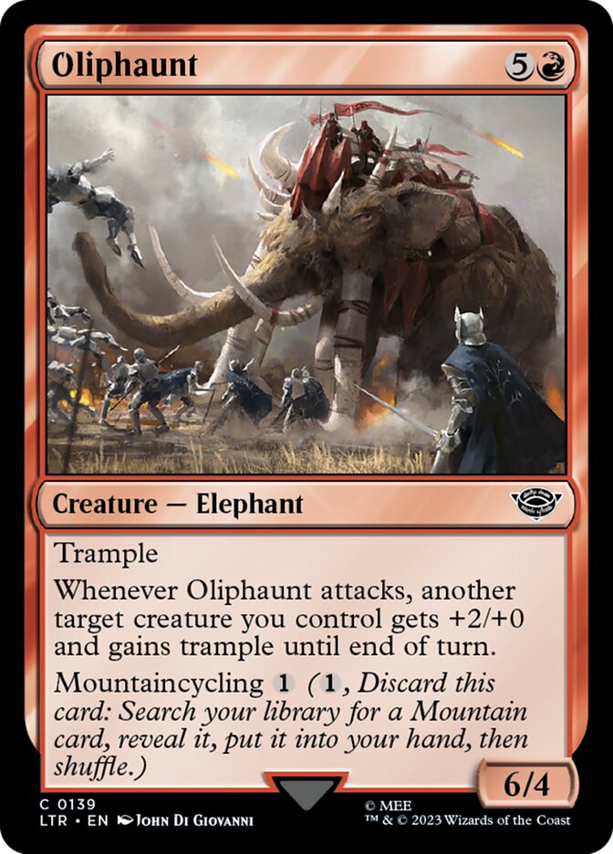 Oliphaunt 139 (Universes Beyond: The Lord of the Rings: Tales of Middle-earth)  - Foil | Good Games Adelaide SA
