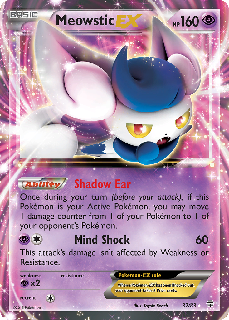 Meowstic EX (37/83) [XY: Generations] | Good Games Adelaide SA