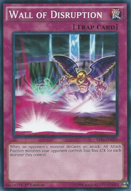 Wall of Disruption [YS16-EN033] Common | Good Games Adelaide SA