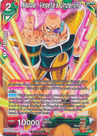 Nappa, Vegeta's Underling (Shop Tournament: Assault of Saiyans) (P-131) [Promotion Cards] | Good Games Adelaide SA