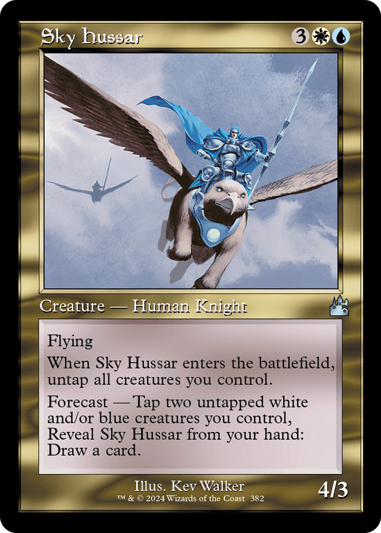 Sky Hussar (Retro Frame) [Ravnica Remastered] | Good Games Adelaide SA