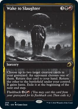 Wake to Slaughter 250 (Innistrad: Double Feature)  - Foil | Good Games Adelaide SA