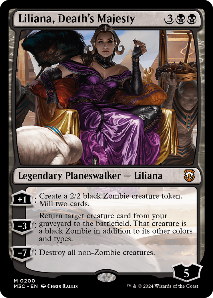 Liliana, Death's Majesty (Ripple Foil) [Modern Horizons 3 Commander] | Good Games Adelaide SA