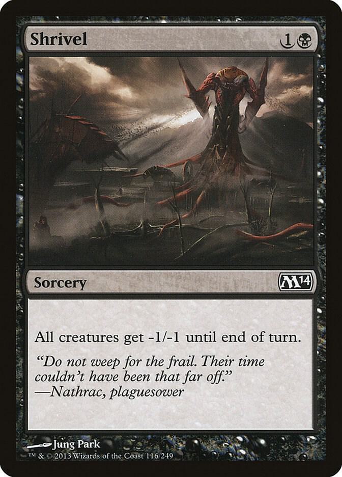 Shrivel 116 (Magic 2014 (M14))  - Foil | Good Games Adelaide SA