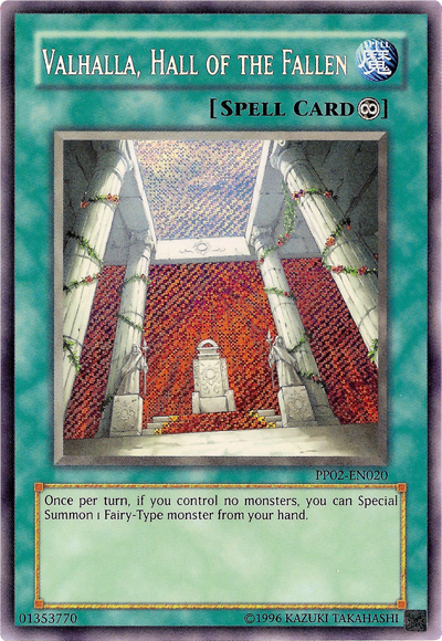 Valhalla, Hall of the Fallen [PP02-EN020] Secret Rare | Good Games Adelaide SA