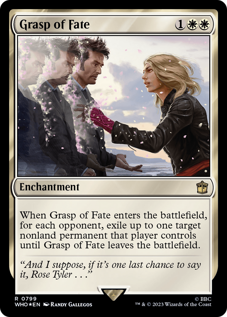 Grasp of Fate (Surge Foil) [Doctor Who] | Good Games Adelaide SA