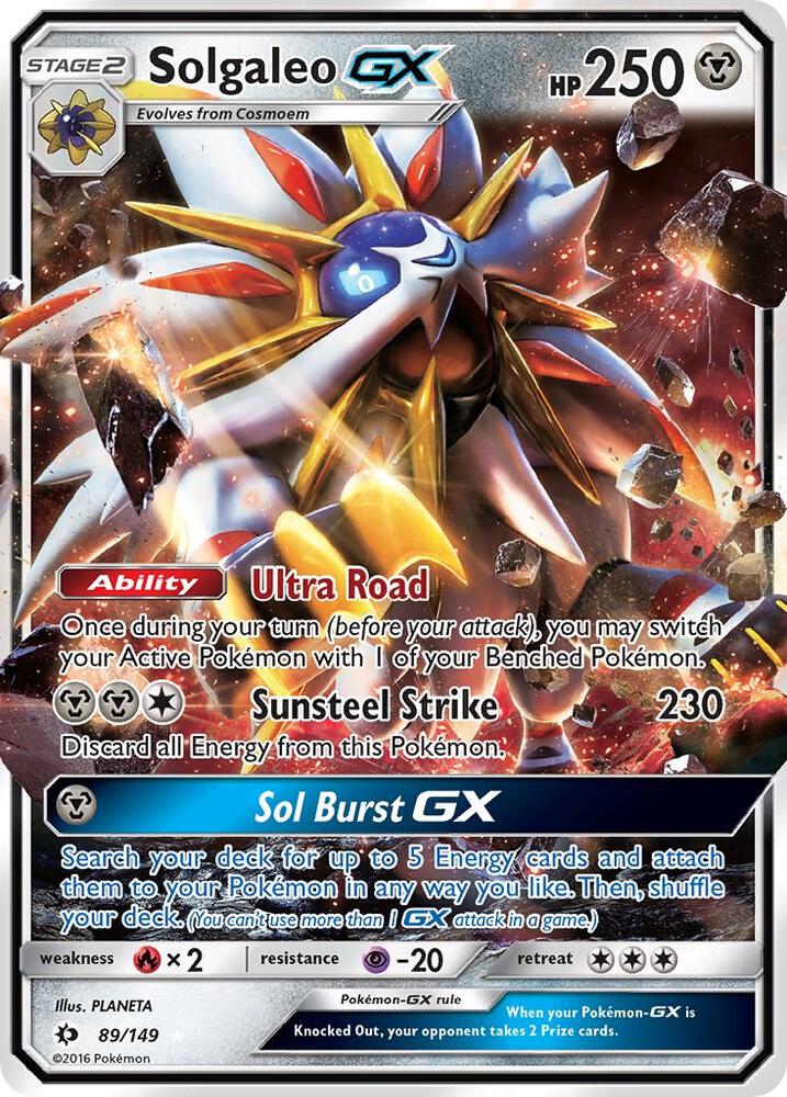 Solgaleo GX 89/149 (SM Base Set)  - Holofoil | Good Games Adelaide SA