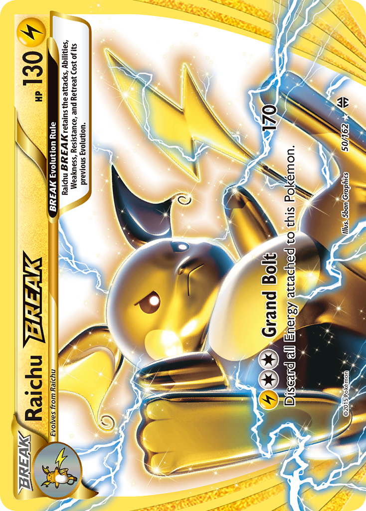 Raichu BREAK (50/162) [XY: BREAKthrough] | Good Games Adelaide SA