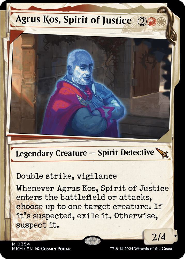 Agrus Kos, Spirit of Justice 354 (Murders at Karlov Manor)  - Foil | Good Games Adelaide SA