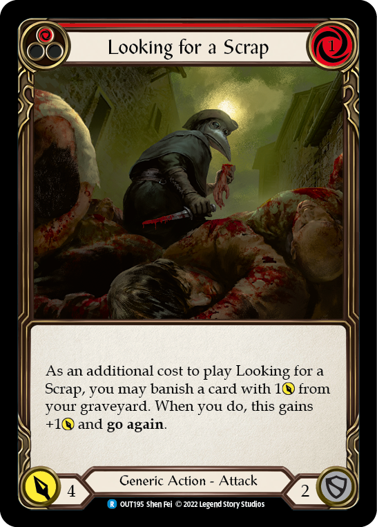 Looking for a Scrap (Red) [OUT195] (Outsiders) | Good Games Adelaide SA