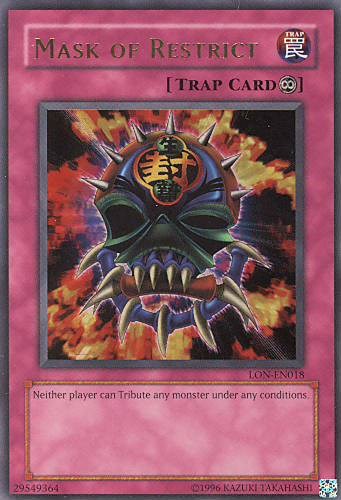 Mask of Restrict [LON-EN018] Ultra Rare | Good Games Adelaide SA