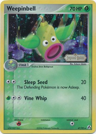 Weepinbell (47/92) (Stamped) [EX: Legend Maker] | Good Games Adelaide SA