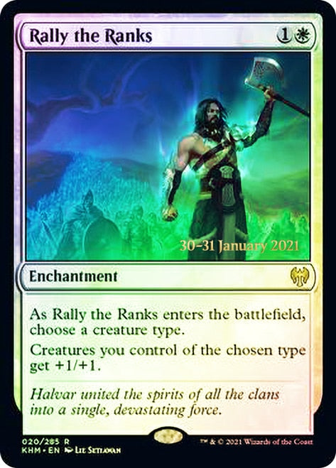 Rally the Ranks  [Kaldheim Prerelease Promos] | Good Games Adelaide SA