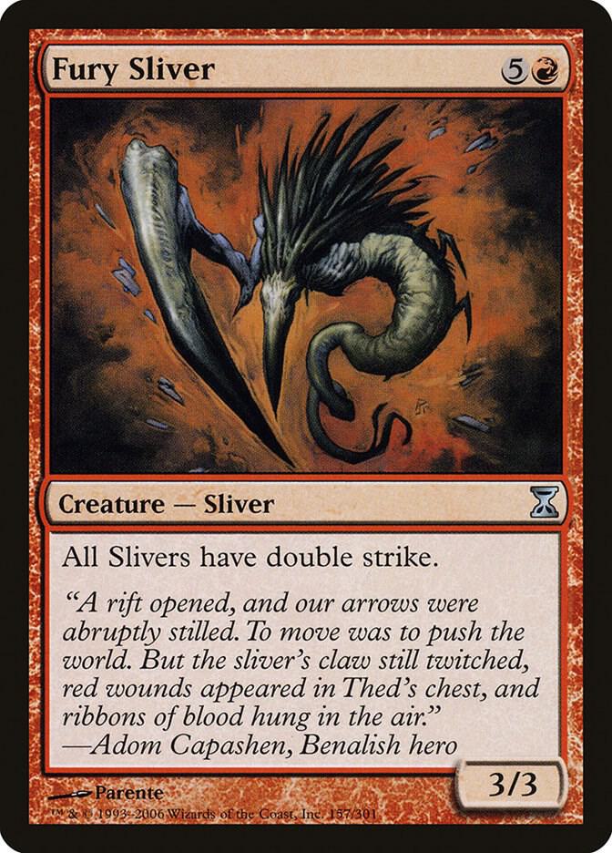Fury Sliver 157 (Time Spiral)  - Foil | Good Games Adelaide SA