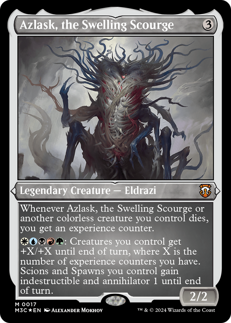Azlask, the Swelling Scourge (Foil Etched) [Modern Horizons 3 Commander] | Good Games Adelaide SA
