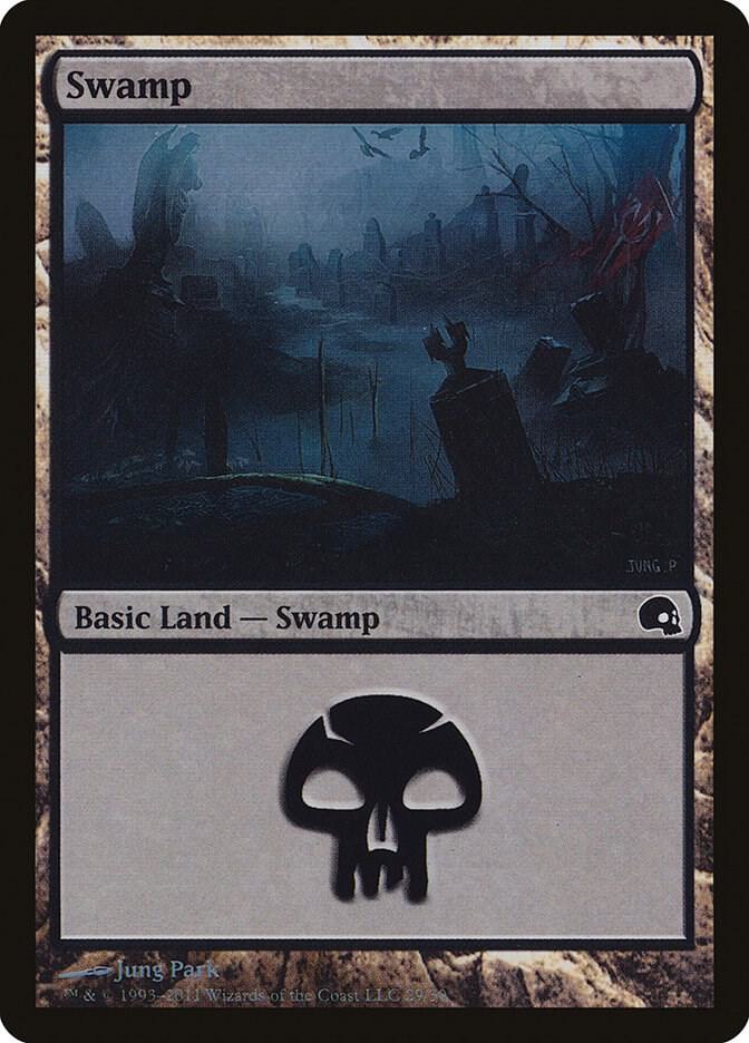 Swamp 29 29 (Premium Deck Series: Graveborn)  - Foil | Good Games Adelaide SA