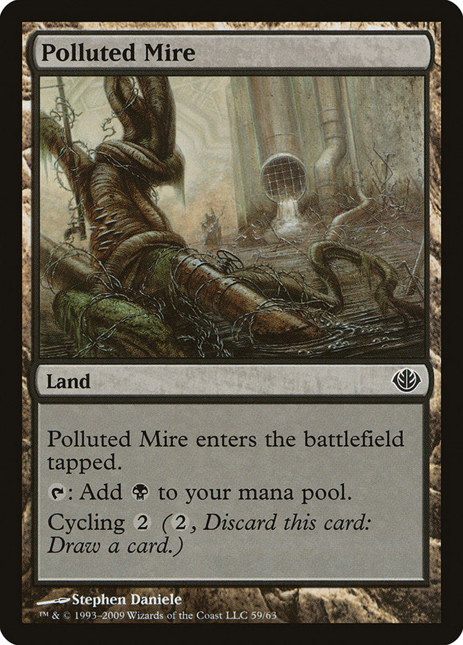 Polluted Mire [Duel Decks: Garruk vs. Liliana] | Good Games Adelaide SA