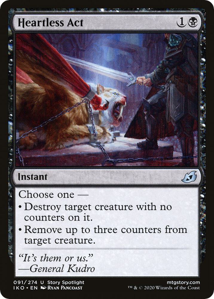 Heartless Act 91 (Ikoria: Lair of Behemoths)  - Foil | Good Games Adelaide SA