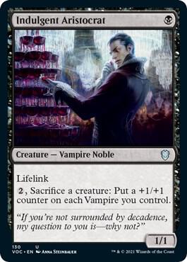 Indulgent Aristocrat 130 (Commander: Innistrad: Crimson Vow)  | Good Games Adelaide SA