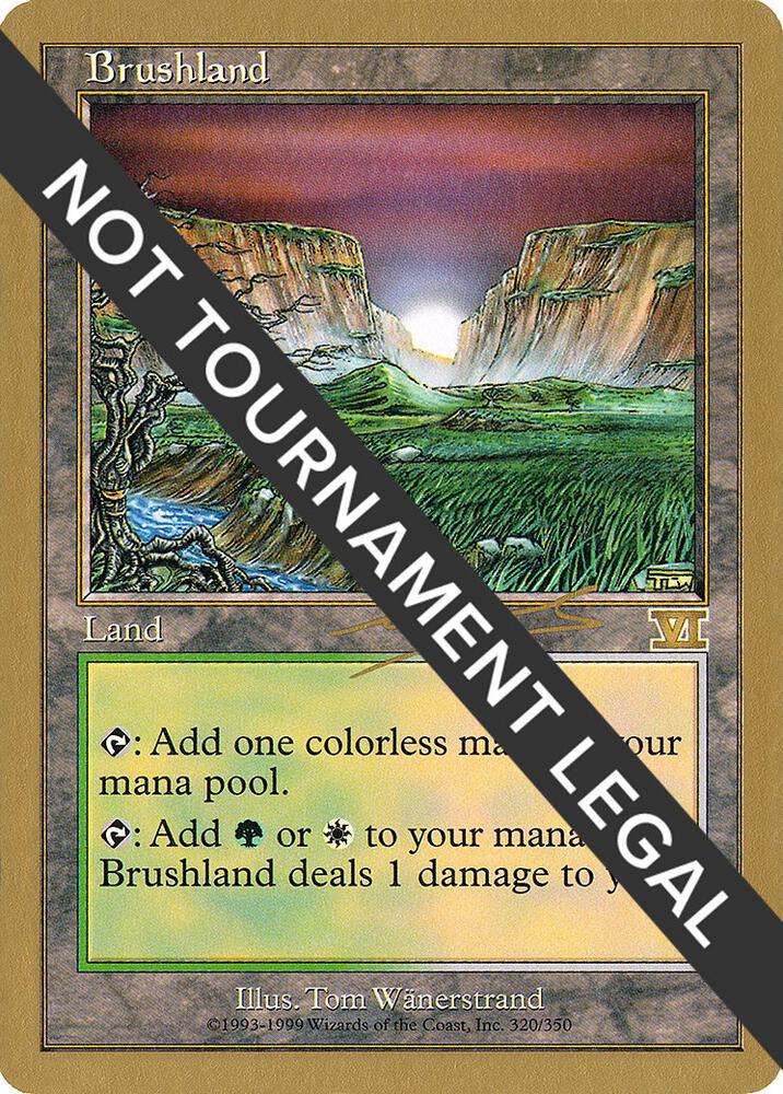 Brushland 2000 Nicolas Labarre 6ED  (World Championship Decks)  | Good Games Adelaide SA