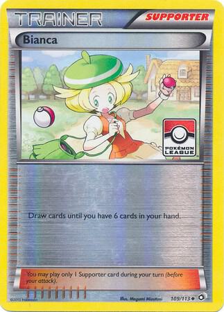 Bianca 109 113 Pokemon League 109/113 (League & Championship Cards)  - Reverse Holofoil | Good Games Adelaide SA