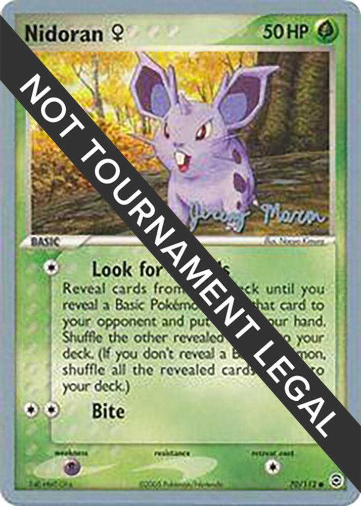 Nidoran F 2005 Jeremy Maron 70/112 (World Championship Decks)  | Good Games Adelaide SA