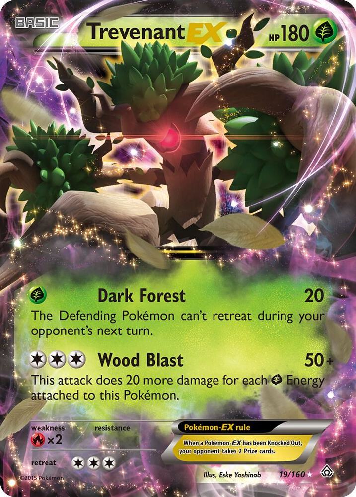 Trevenant EX 19/160 (XY - Primal Clash)  - Holofoil | Good Games Adelaide SA