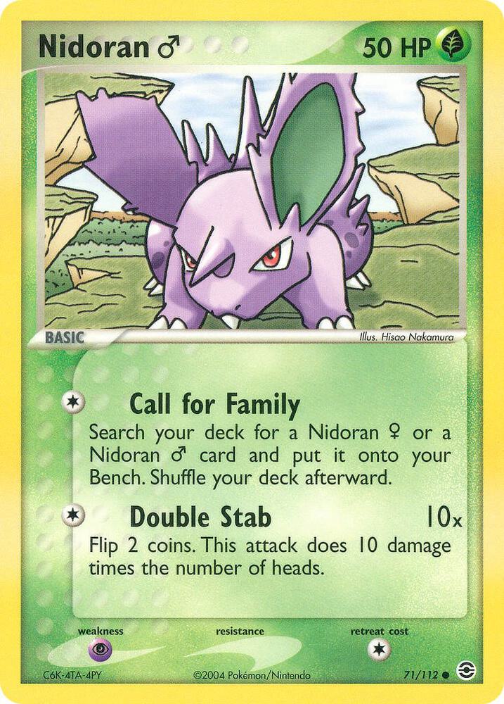 Nidoran M 71/112 (FireRed & LeafGreen)  - Reverse Holofoil | Good Games Adelaide SA