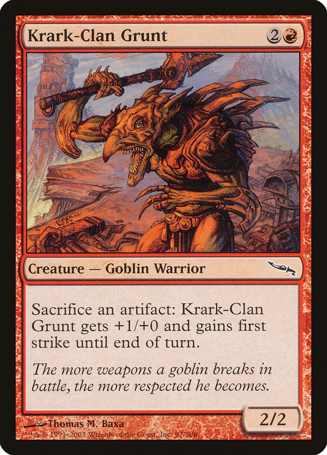 Krark-Clan Grunt [Mirrodin] | Good Games Adelaide SA