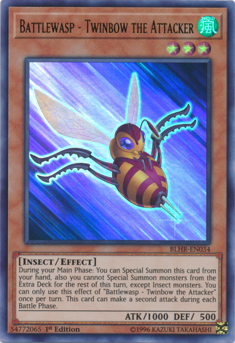 Battlewasp - Twinbow the Attacker [BLHR-EN034] Ultra Rare | Good Games Adelaide SA