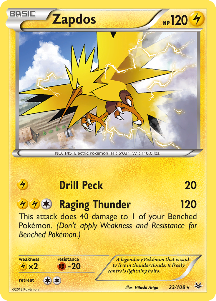 Zapdos (23/108) [XY: Roaring Skies] | Good Games Adelaide SA