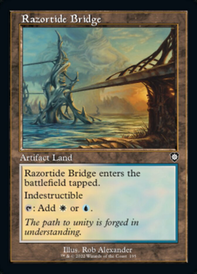 Razortide Bridge (Retro) [The Brothers' War Commander] | Good Games Adelaide SA