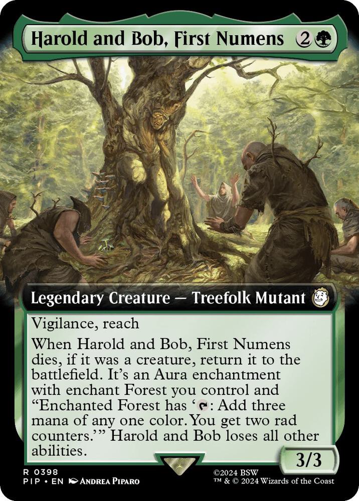 Harold and Bob First Numens Extended Art 398 (Universes Beyond: Fallout)  | Good Games Adelaide SA